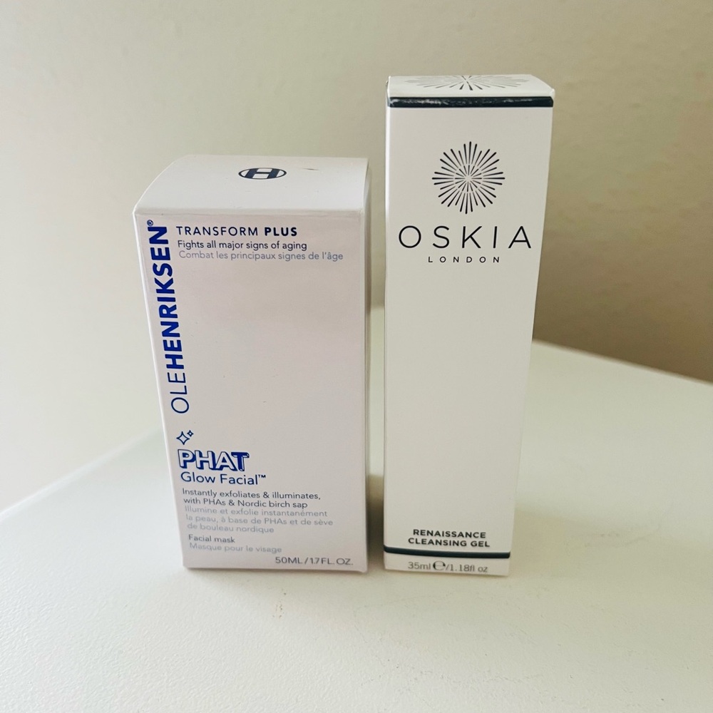 Ole Henniksen & Oskia London Lot 2 | Phat Glow Facial 1.7 | Cleansing Gel 1.18